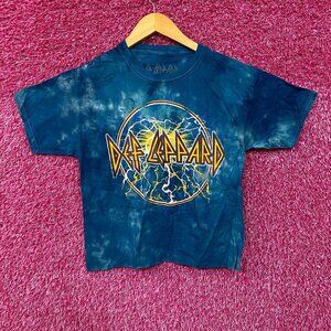 Def Leppard Adrenalize Album Art Glam Metal Band Crop Top S